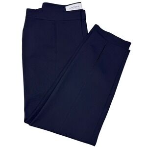 Lafayette 148 New York Waldorf Pants Womens Slim Front Slits Sz 6 Gray Corporate